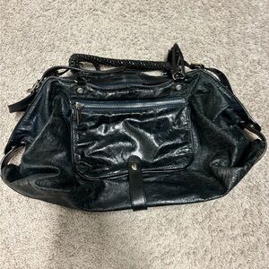 Greyson Black and Navy Bag